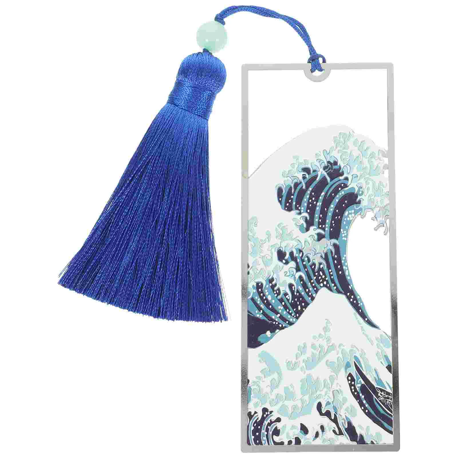 

1Pc Decorative Bookmark Tassel Book Pendant Graduation Gift Reading Supply Blue Random Tassels Color