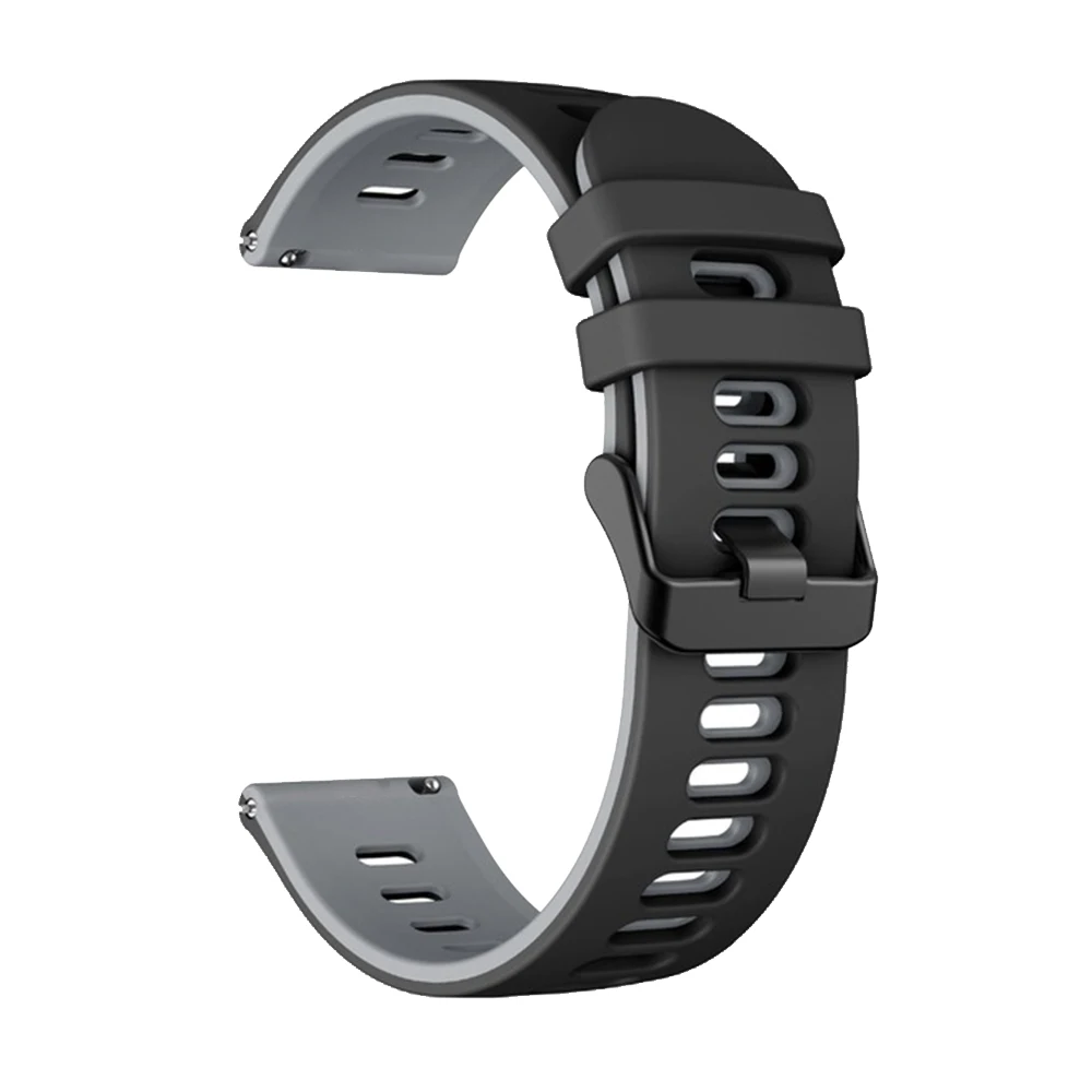 Soft Silicone Smartwatch Strap, 20/22mm - Versatile Comfort Band Bracelet