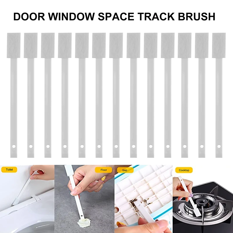 35 Pcs Disposable Toilet Brushes Crevice Cleaning Brushes For Cleaning Closestool Door Window Space Track Keyboard Etc