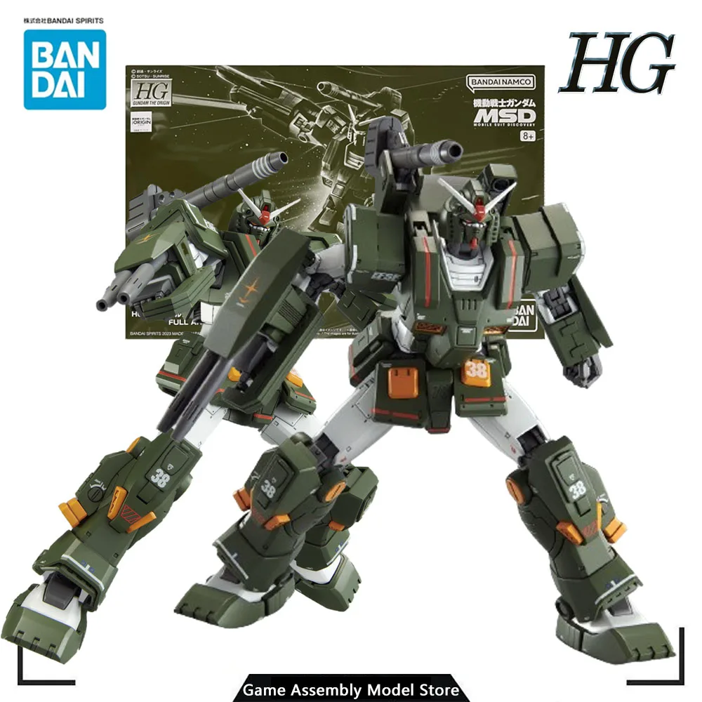 

Bandai Original Genuine Assembled Model Kit HGGTO 1/144 FA-78-1 Full Armor Gundam MSD Anime Toy Action Figure Collection Gift