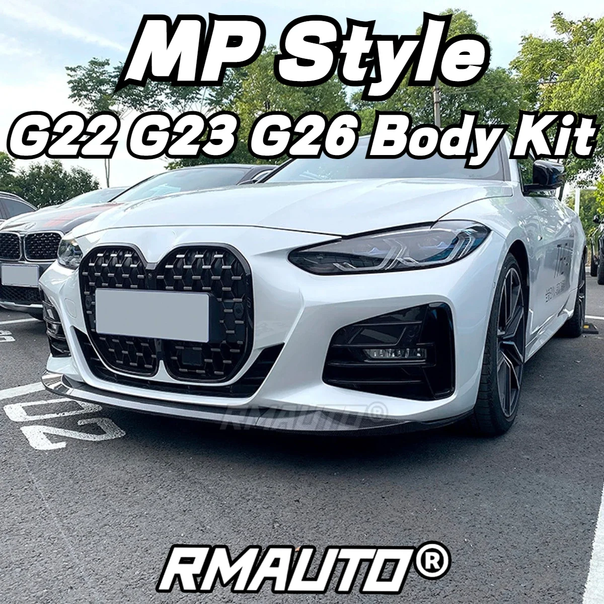 

Сплиттер для переднего бампера BMW 4 серии G22 G23 G26 2020-2023 МП