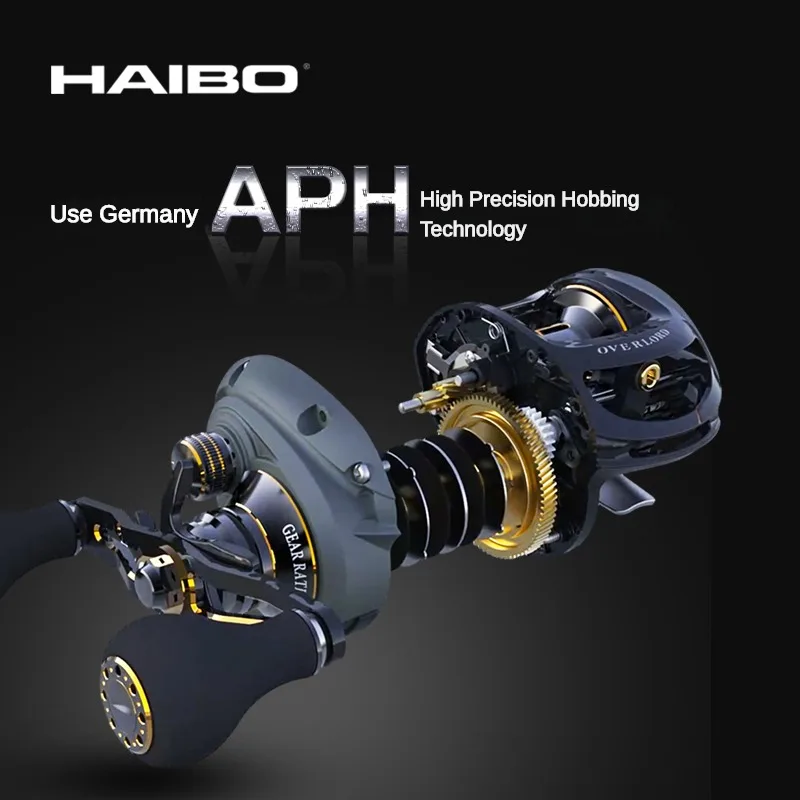 Haibo 23 ARISE PRO+ 175g Baitcasting Fishing Reel 11B+1RB 6.4:1-8.1:1  Freshwater Sea Carretilha De Pesca Long Casting Snakehead