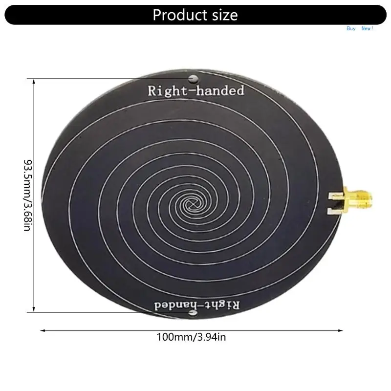 Wideband 0.51-10Ghz Circularly Polarized Antennas Equiangular Spirals Antennas, Circularly Polarized