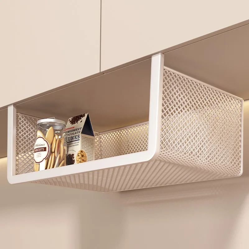 Kitchen Storage Ra Hanging Spice Basket Cabinet Interior Organizer Home Use Utili elf over Cabinet Door Storage Holder