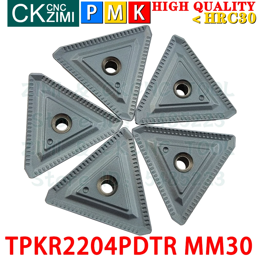 

TPKR 2204 PDTR MM30 TPKR2204PDTR carbide inserts milling inserts Tools turning tools CNC Metal lathe tool Indexable Milling Tool