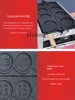 ZC Bread Mold Machine Cheese Snack Bread Coin Burning Machine round Gold Coin Bread 4