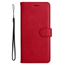 Chic Flip Wallet Case with Hand Strap - Adorable Design for Honor X9A (Red)