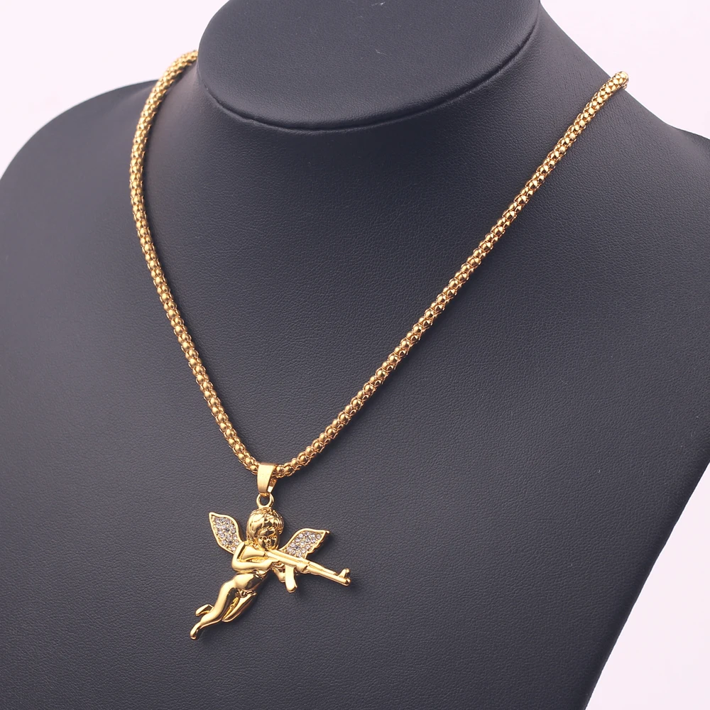 キングアイス　ネックレス　AK天使 キングアイスネックレスAK天使