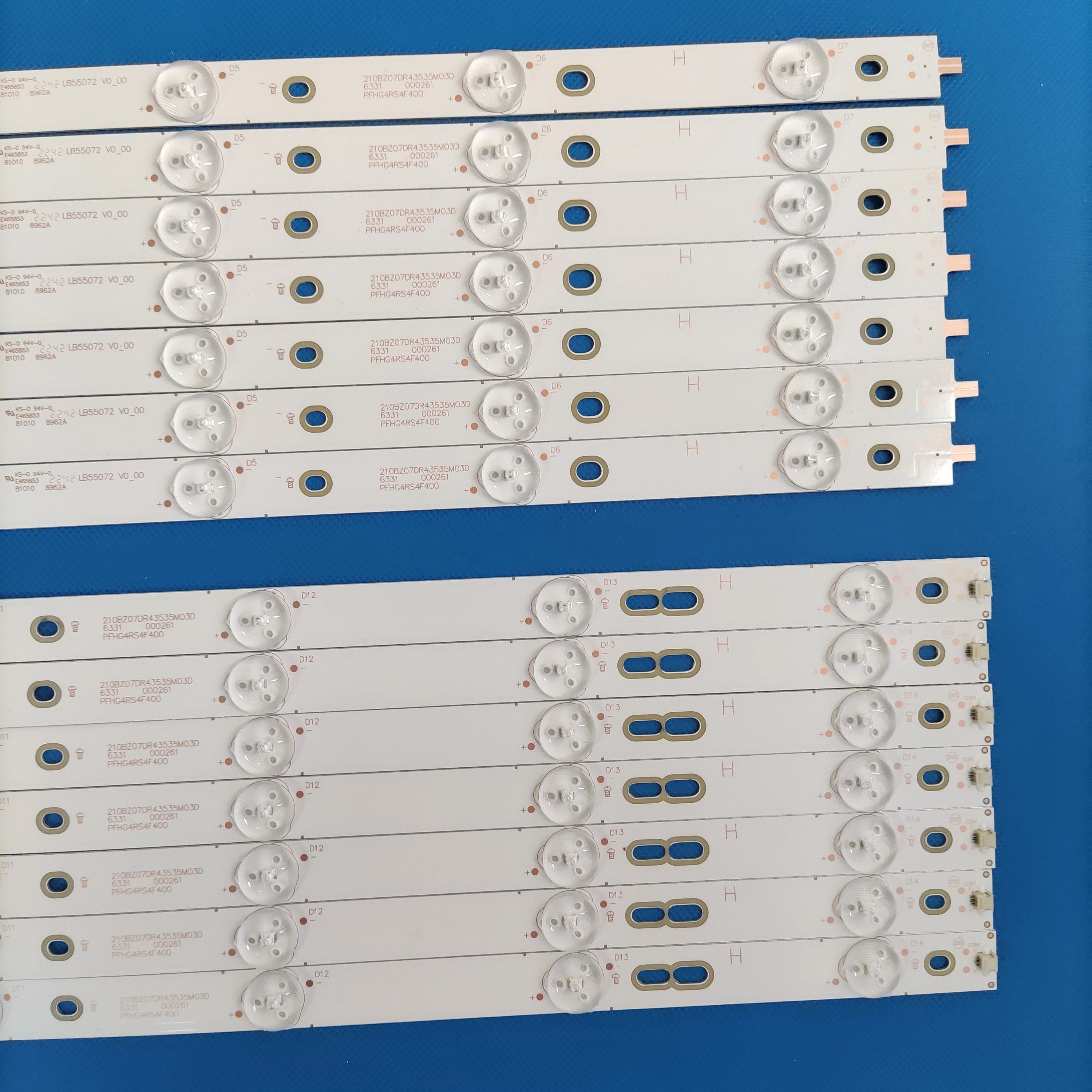 Фото Светодиодная подсветка для 55PUS6501/12 55PUS6551/12 55PUS6561 55PUS6581 TPT550U2 GJ-2K16-550-D714-V4-L R LBM550M0701-KY-4 0 (R) (L) №3