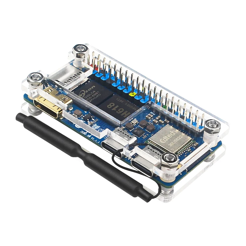 Orange Pi Zero 2 W Acrylic Case Transparent Shell Protective Case for Single Bo