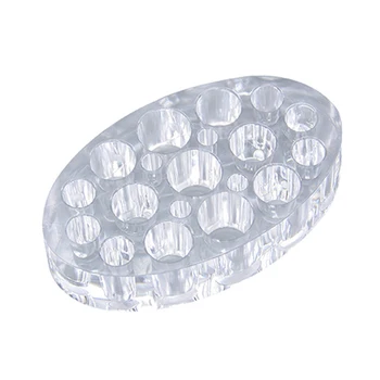 Oval Acrylic Tattoo Pigment Ink Cup Holder Stand