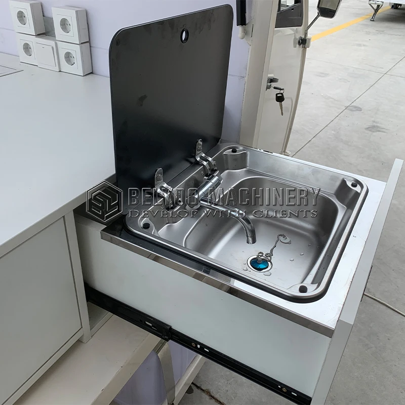 Description Picture 4 of itemBelyoo Electric Food Truck Fast Food Vending Cart Catering Cart Mobile Beer Bar Ice Cream Truck Tricycle Food Truck