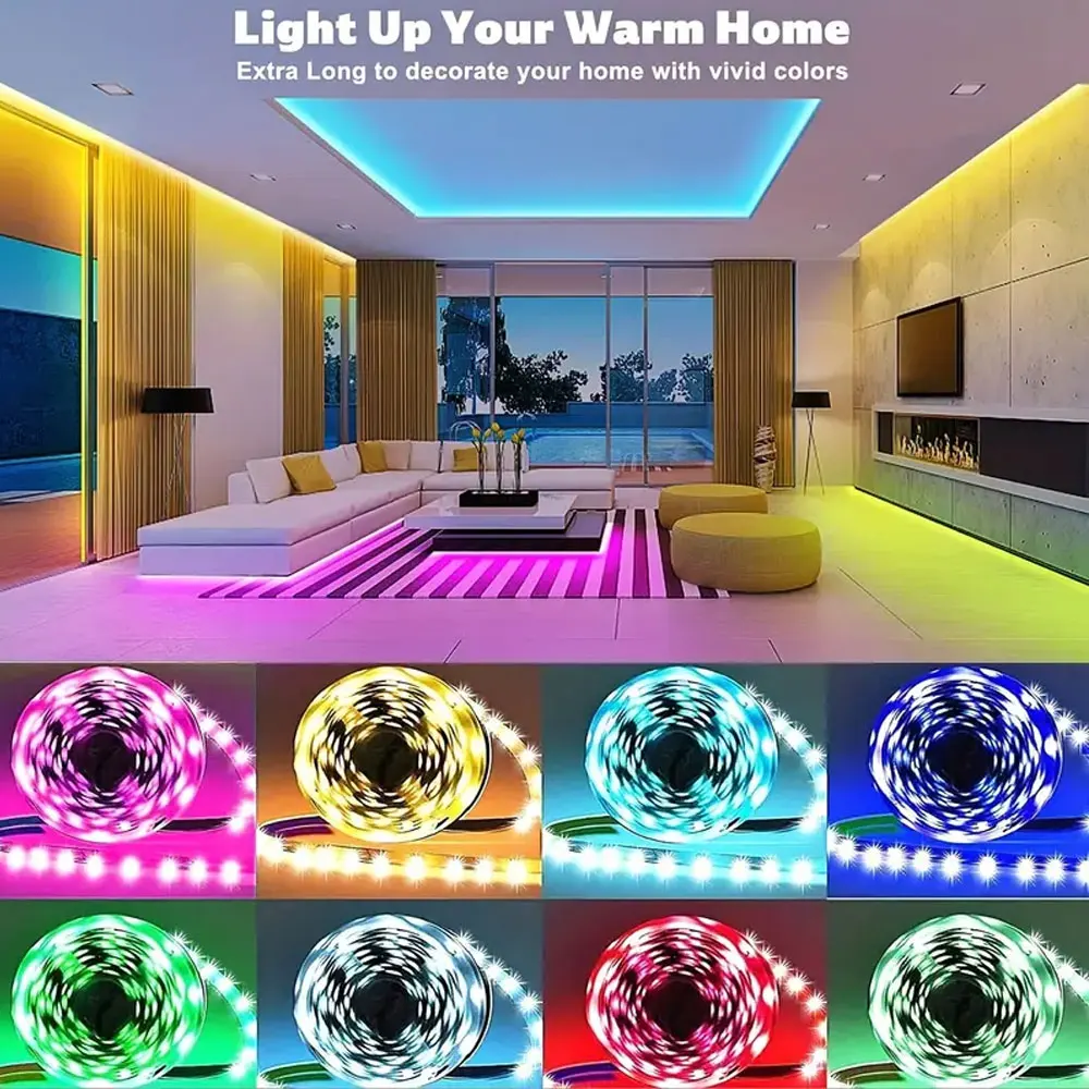 5050 LED 스트립 라이트 5V USB 조명 5050 LED 조명 유연한 LED 램프 리본 실내 장 TV 백라이트 다이오드 테이프