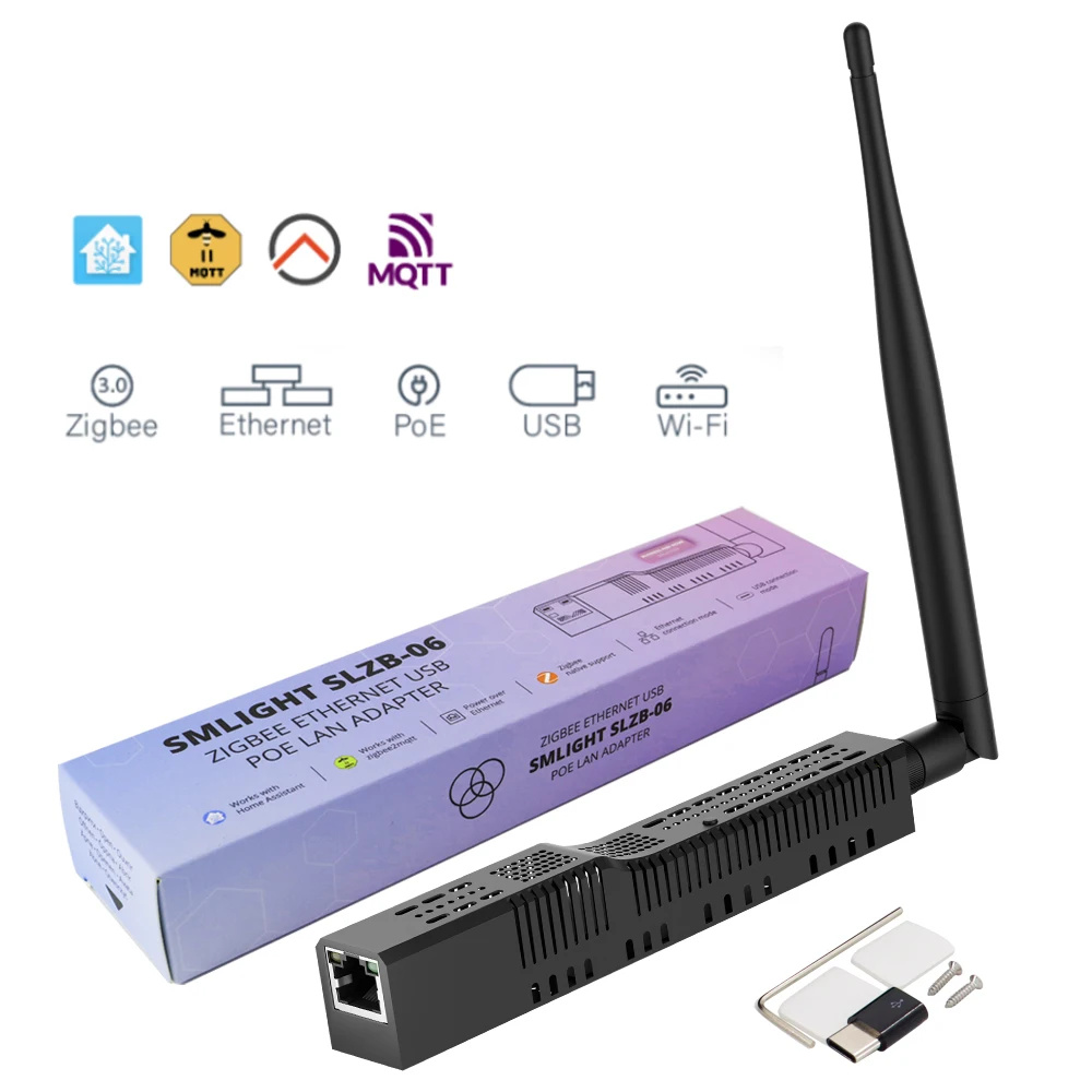 Zigbee smlight slzb 06 usb wi fi poe zigbee2mqtt zha 3 jpg