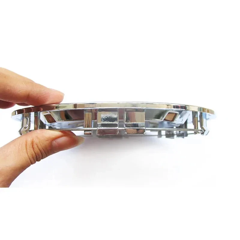 187mm 고품질 4개입 고광택 크롬 시에라 데날리 1500 유콘 XL 데날리 휠 센터 허브 캡 (GMC 20인치 휠 2007-2014년)