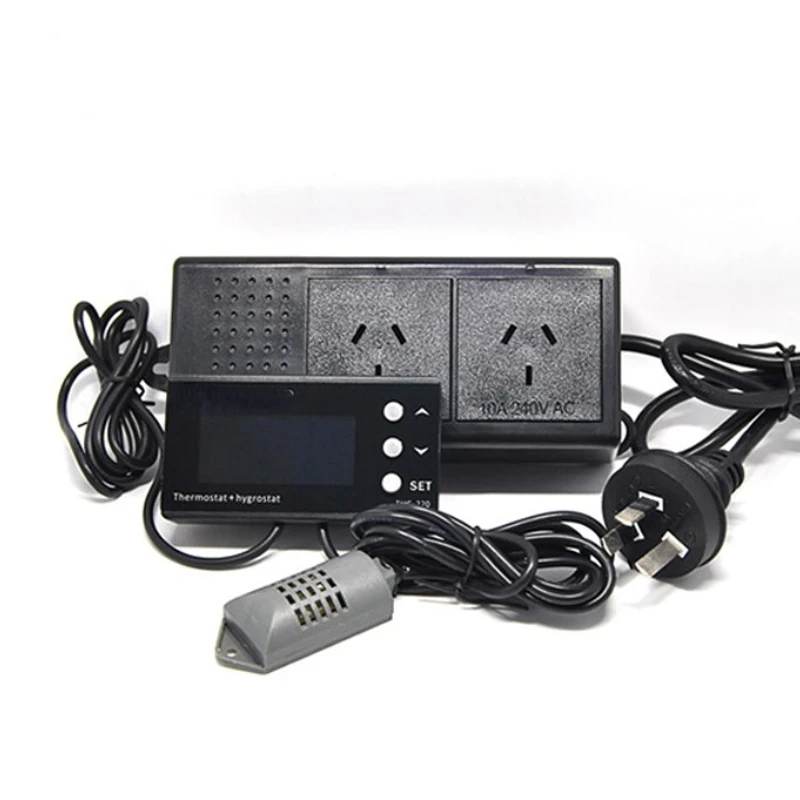 

THC-220 digital temperature and humidity controller for reptile terrarium