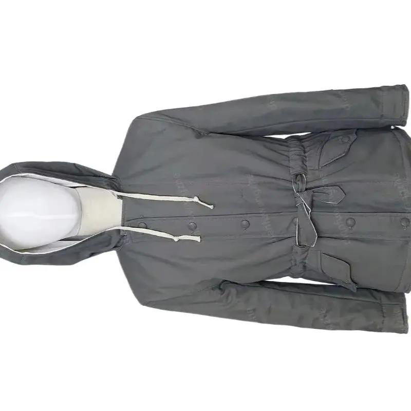 collect Cosplay German ARMY Mouse Grey Winter Reversible white Parka Work Wear Uniform