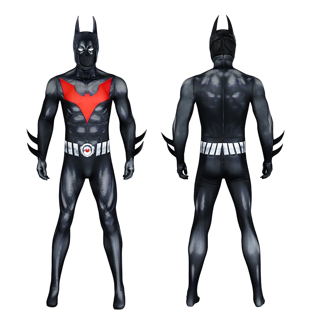 

Bat Cosplay Costume Adult Men's 3D Digital Printing Zentai Jumpsuit Halloween Carnival Party Superhero Fighting Bodysuit Outfits