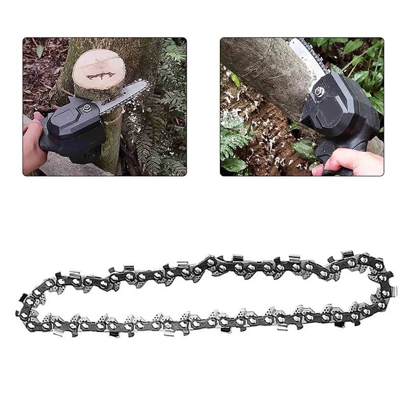 Durable Metal Chainsaw Chain Blade for Efficient Wood Cutting
