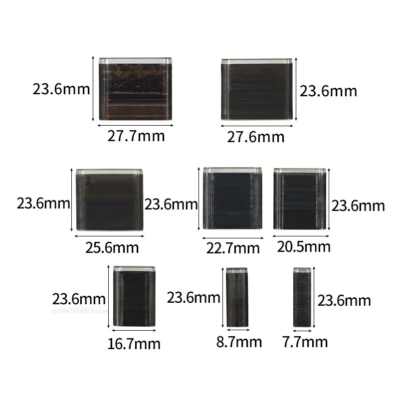 Leather hole puncher 7types DIY belt flat mouth punching blade