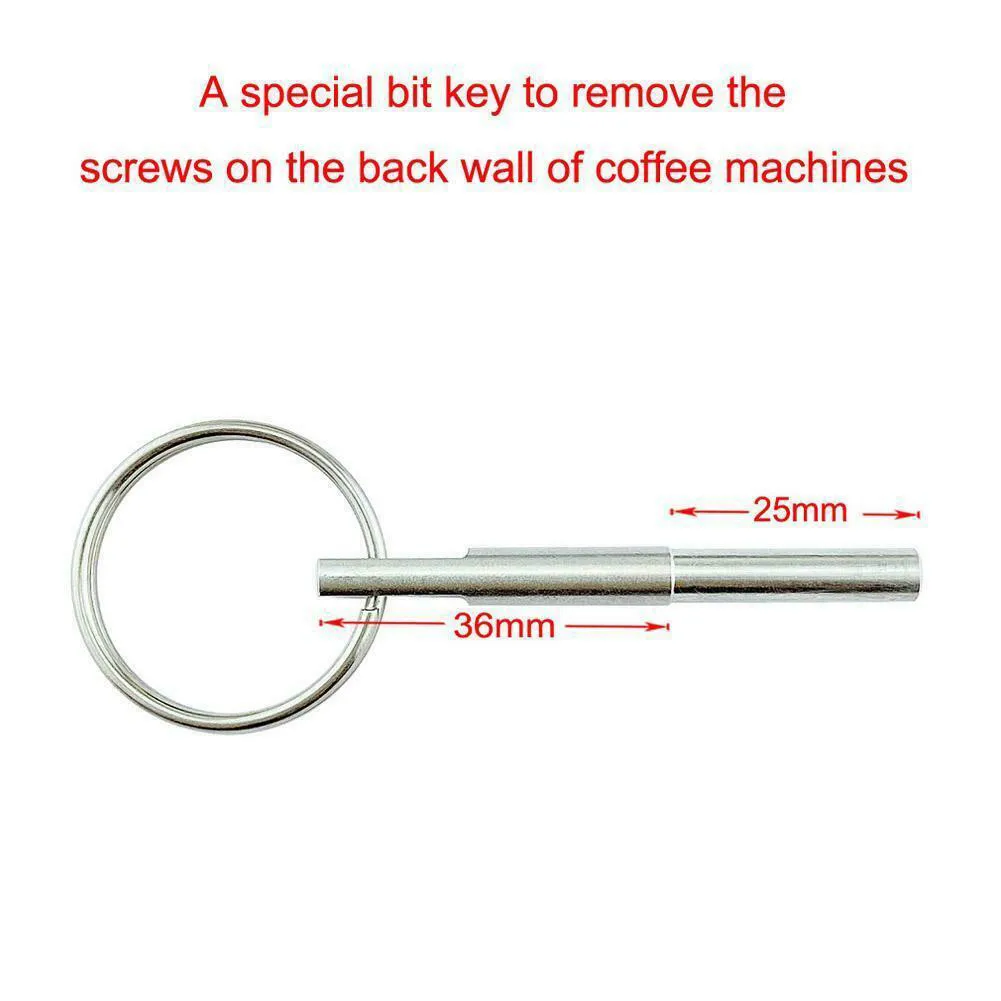 Coffee Machine Repair Tool 1pcs 61mm*5.5mm Coffee Jura Nespresso Oval Head Bit Screws Stainless Steel
