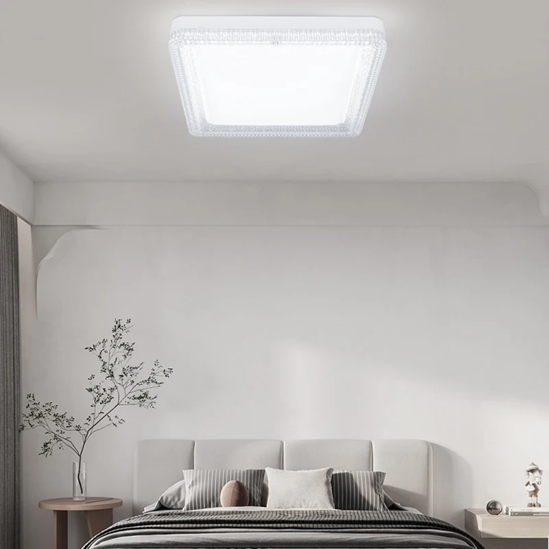 Ultra-thin Square LED Ceiling Lamp Bedroom Light Lustre LED Lights - Main Image
