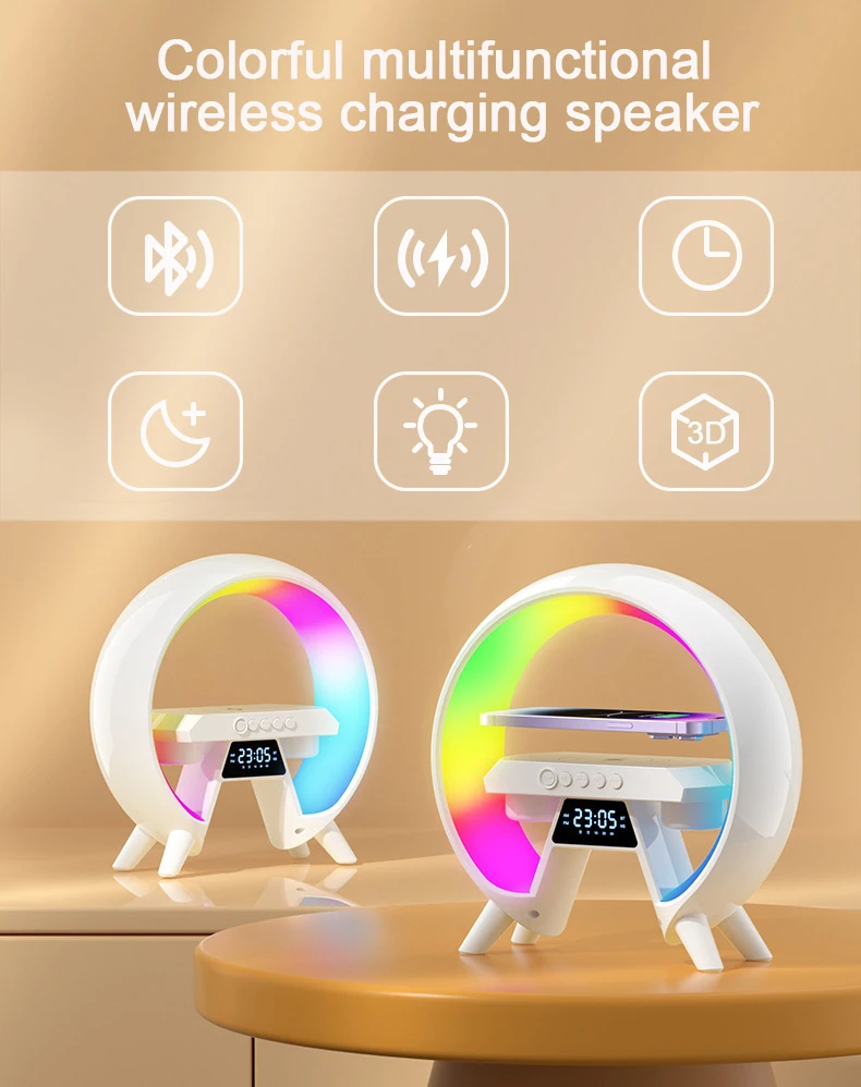 Colorful Alarm Clock Best Bluetooth Alarm Clock