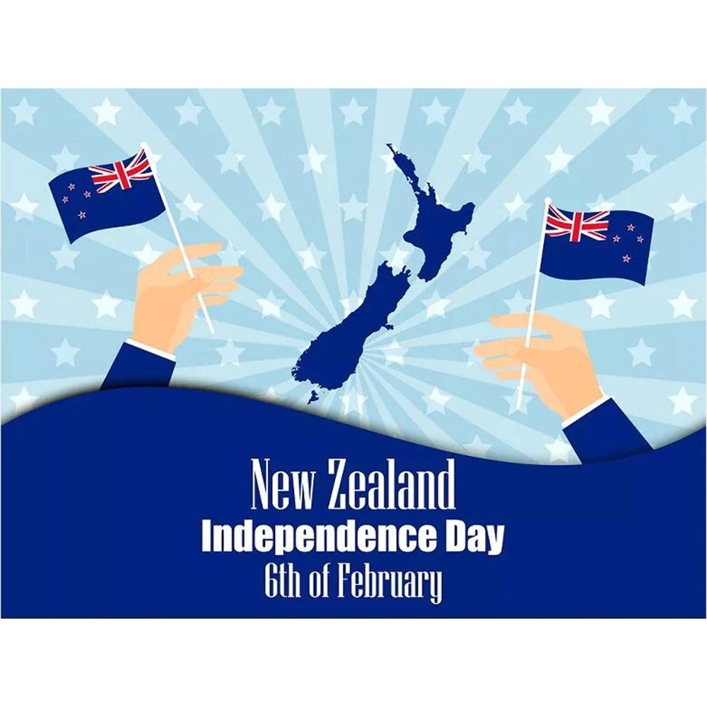 

90x150cm CUSTOM New Zealand Flag with Independence Day GIFT BANNER