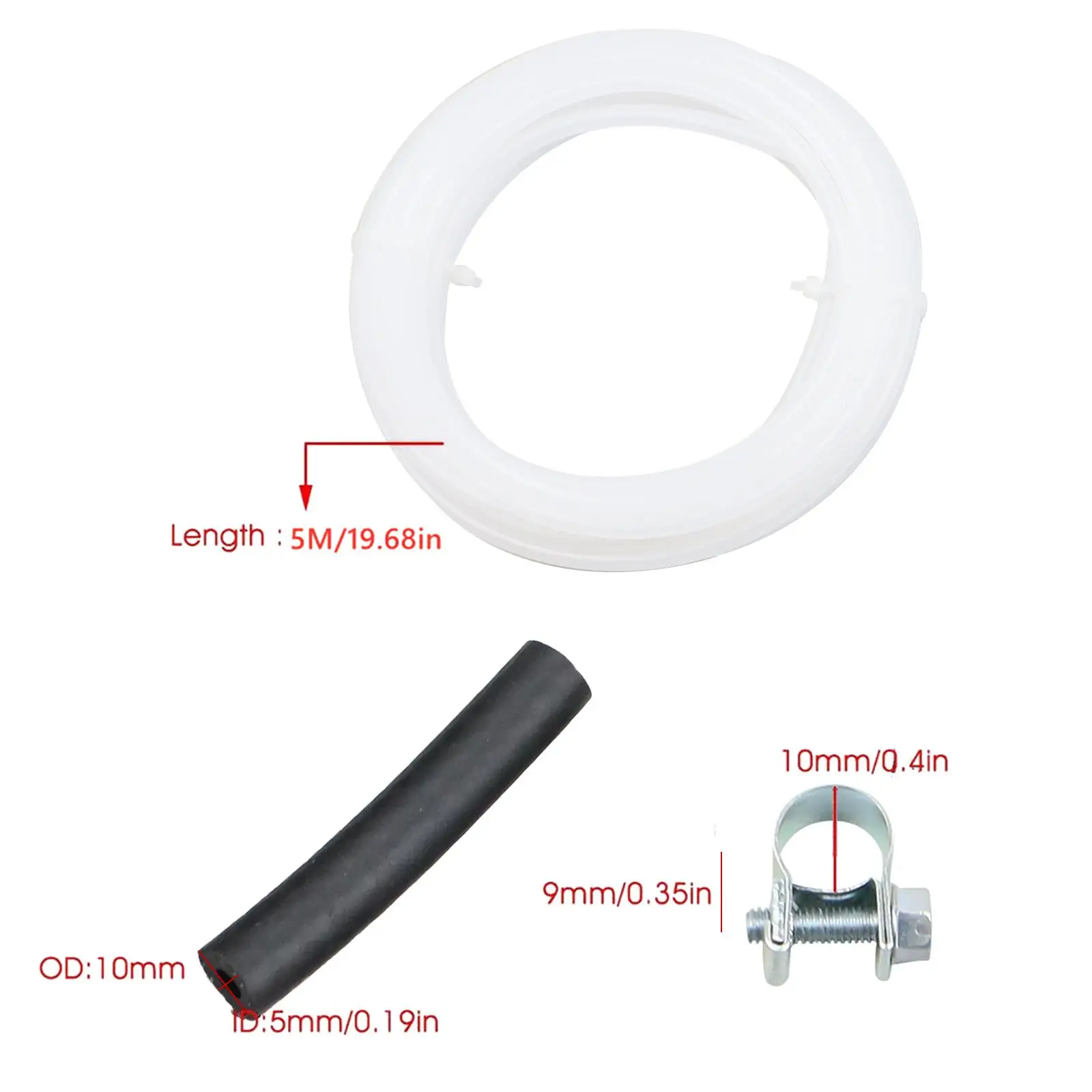 Fuel Tank Standpipe Kit Replaceable Parking Heater Fuel Line Kit for Eberspacher/ Webasto Heater Diesel Hose Clip