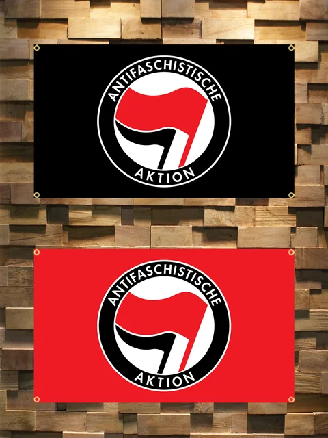 Bandiera Contro Nazisti 90x150cm - Poliestere Resistente, Con Occhielli - Foto 11