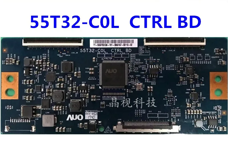 free shipping ! LCD logic board 55t32-c0l col Ctrl for Original LETV D554UCN1 55PUF6650/T3 t-con working good unlocked for iphone x xs xr xsmax motherboard good working ios system original logic board free icloud mainboard test well