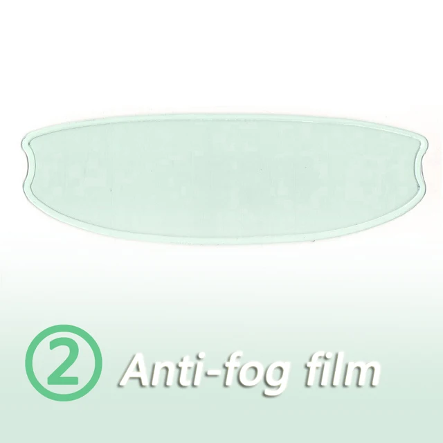Helmet Clear Anti-Fog Rainproof Film Three Styles Lens Sticker for Motorcycle Safety Driving Nano Coating Helmet Accessories anti-fog film 2