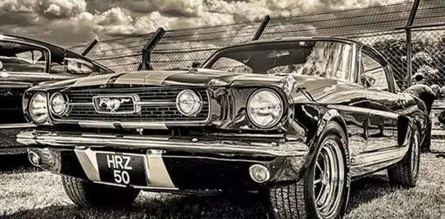 Ford Mustang tuval duvar sanatı Vintage spor araba posterler ve baskılar oturma odası dekor için