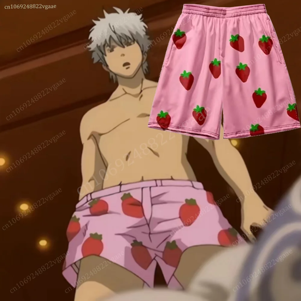 Japanese Anime Gintama Sakata Gintoki Kids Shorts