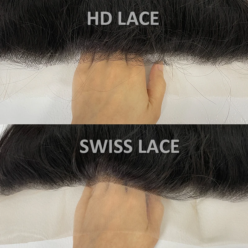 Ali Queen Hair Brazilian Virgin Hair Closure Deep Wave HD Lace Frontal Natural Color 12" to 20" 13x4 Lace Frontal With Baby