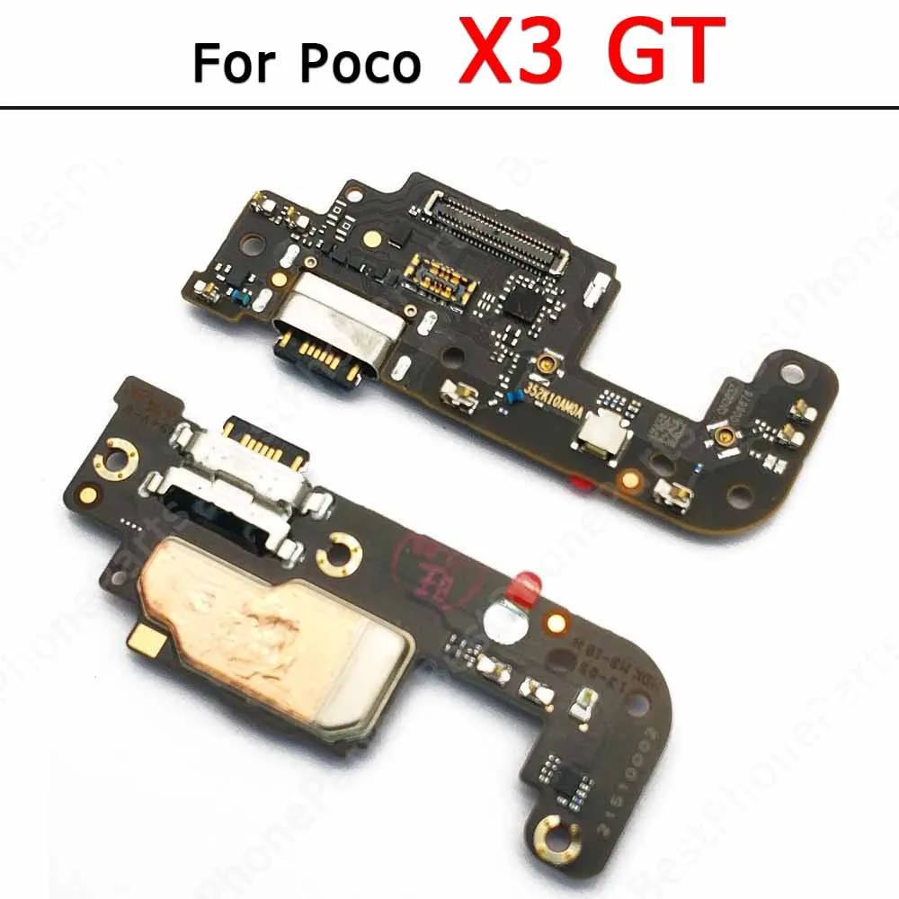 

Зарядный порт для Xiaomi Poco X3 GT, зарядная плата Pcb, Usb разъем, ленточная пластина, гибкий кабель