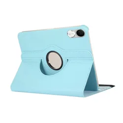 Premium 360 - Degree Rotating Leather Tablet Case, 12.1 - Inch for Xiaomi POCO PAD 12.1 (Sky Blue)