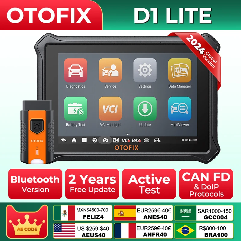ALLmeter OBD2 Diagnosegerät Auto, Auslesegerät Auto, mit DTC-Definition, 9 Modi, 9 Sprachen, KFZ-Fehlercode-Lesegerät, OBD-II Diagnosewerkzeuge für Autos nach 1996 (Blau), Vatertagsgeschenk für Papa