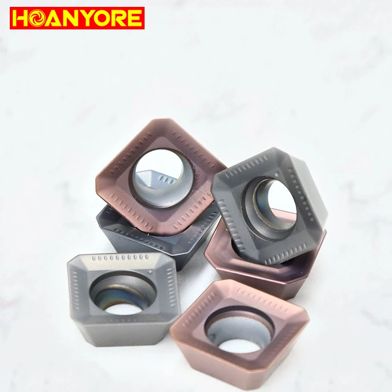 

SEKT1204 Insert face milling cutter head KM12 milling cutter head 45 degree square cutter SEHT1204 Insert blade Aluminum