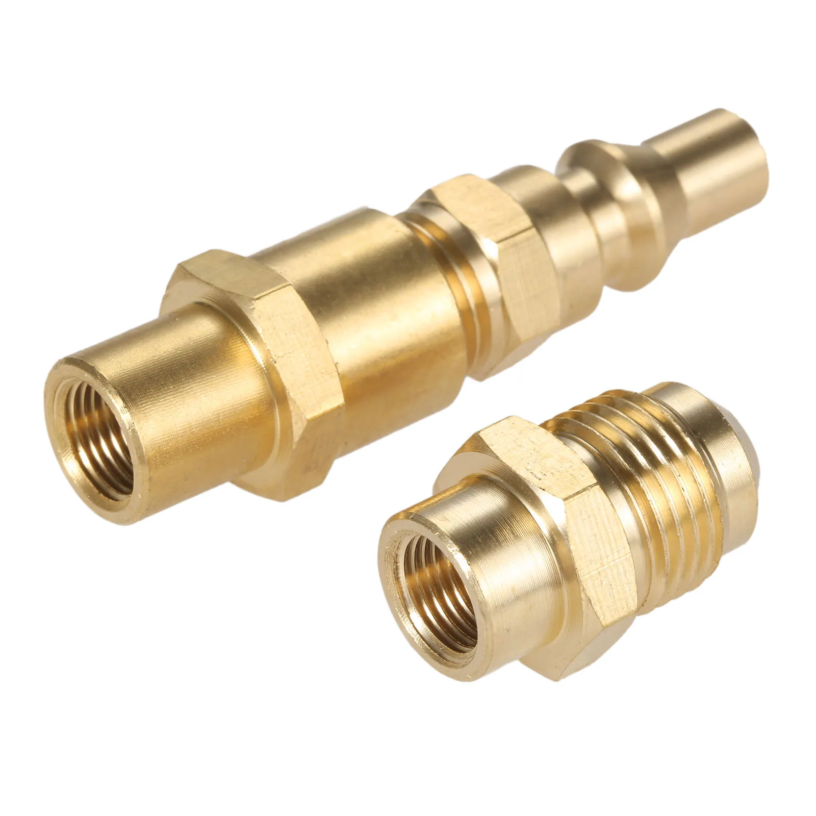 Adaptador de conversión de desconexión rápida de propano macho, accesorio para Weber Q 1/8, 1/4, 100, 1000, 200, 2000, 1200, 2 unidades