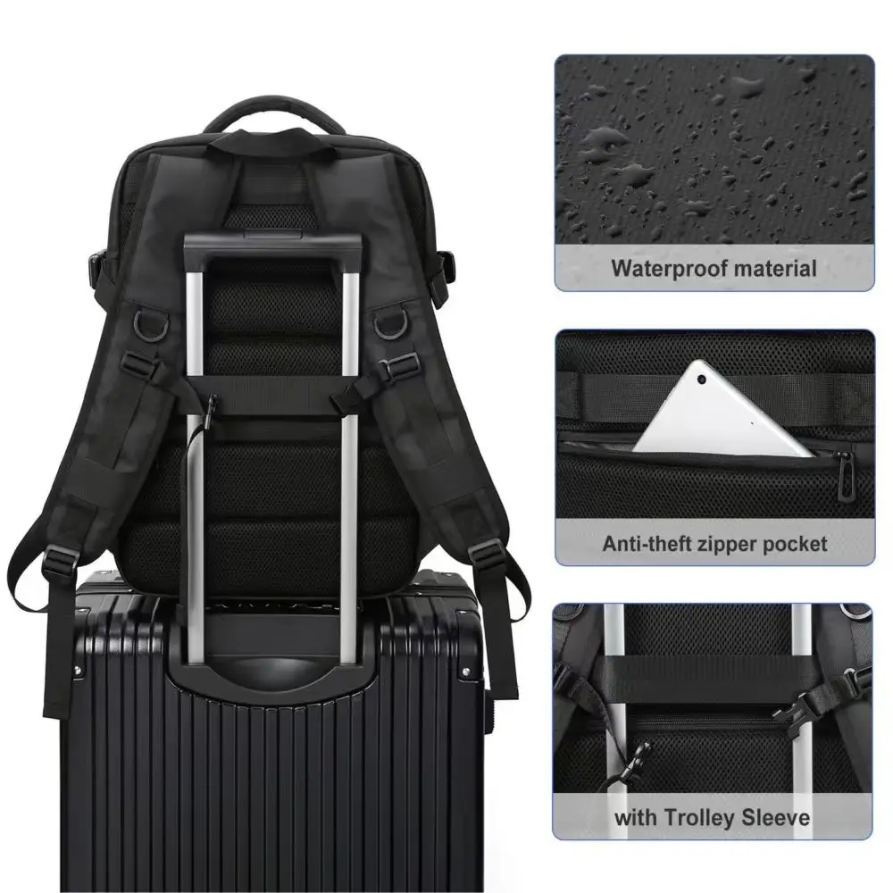 Men's backpack multifunctional travel bag vacuum compression waterproof business travel new computer backpack large capacity