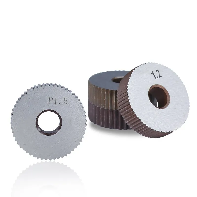 Lathe knurling tools 1.5mm HSS anti slip single straight coarse diameter 28mm for metal lathe wheel knurling tool set