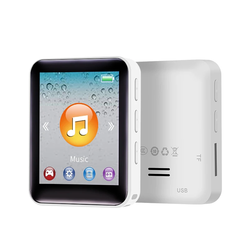 MP3 Music Player External Playback Walkman MP4 Compact Portable mini with Screen P4 can be Inserted Card/Recording/Multi-functio 