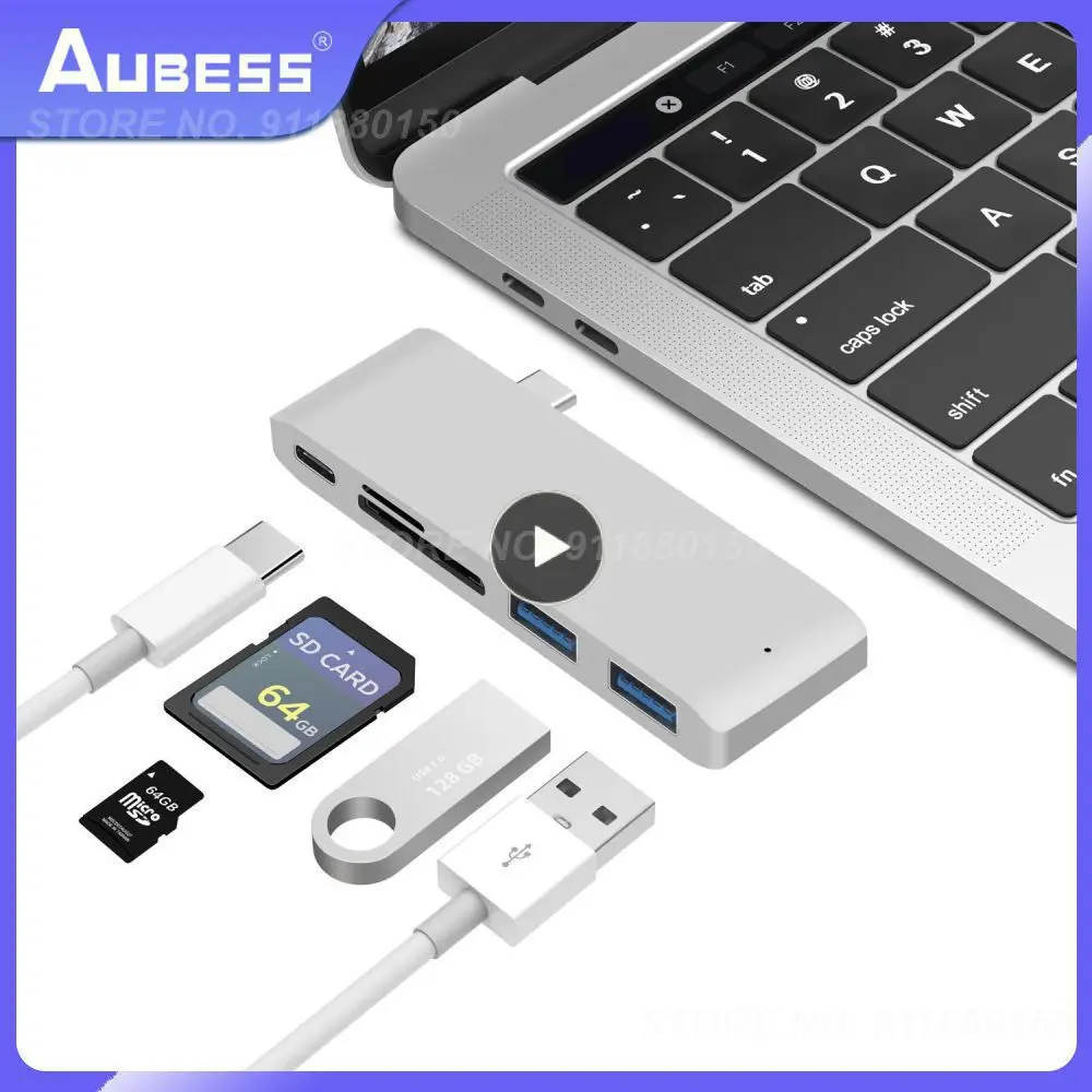 3.1 Type-C Hub To Adapter 4K Thunderbolt 3 Hub Usb C Con Hub 3.0 Tf Sd Reader Slot Pd Per Macbook Air 2020 M1 Chip