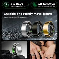 For  Smart Ring Men Women Bluetooth Monitor Blood HeartRate Blood Oxygen Monitor Smartring MultiSport 5ATM Waterproof 2025 - Image 6