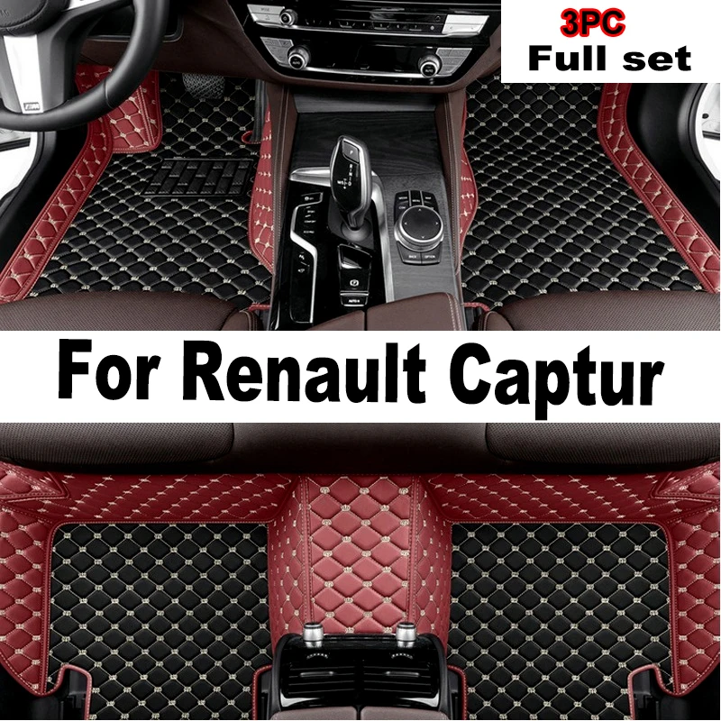 

For EU Renault Captur (B Platform) 2018 2017 2016 2015 2014 2013 Car Floor Mats Styling Custom Auto Accessories Carpets Protect