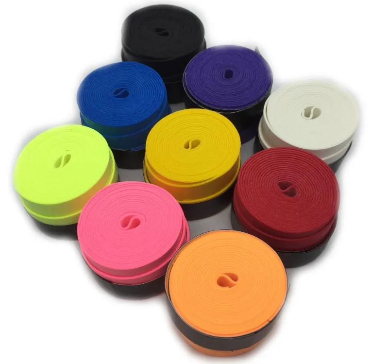 Allpha 60pcs Tennis Grips Dry Badminton Racket Overgrip Sweatband Tape Badminton Fishing Grip 0.7mm Dry