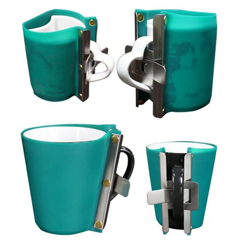 염료 승화 프린터 실리콘 몰드 고정장치, 12Oz 3D 랩 고무 컵 클램프, 5 팩