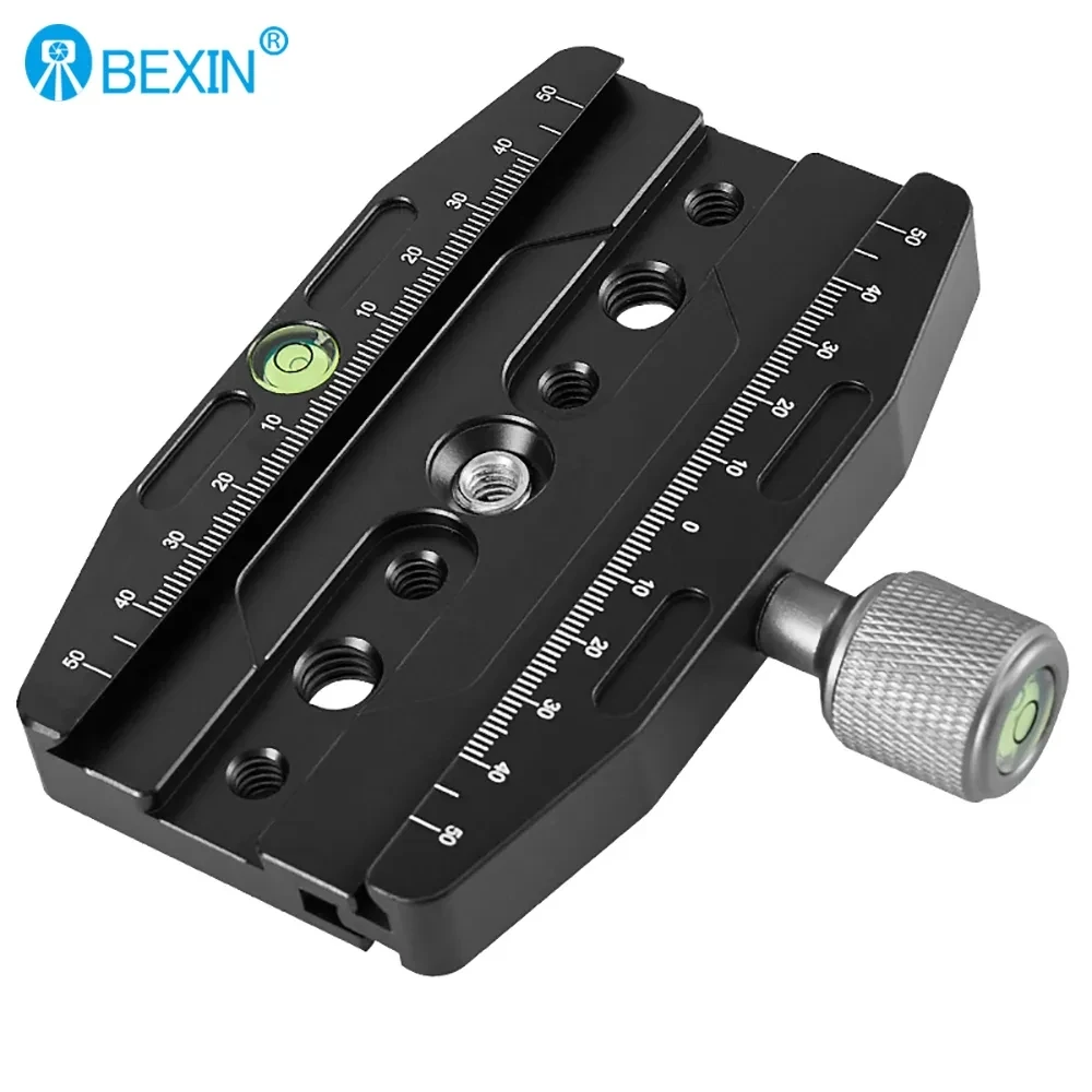 BEXIN QR50N QR70N QR90N 카메라 퀵 릴리스 클램프 삼각대 볼 헤드 마운트 어댑터 휴대용 스탠드 호환 Arca 스위스 플레이트