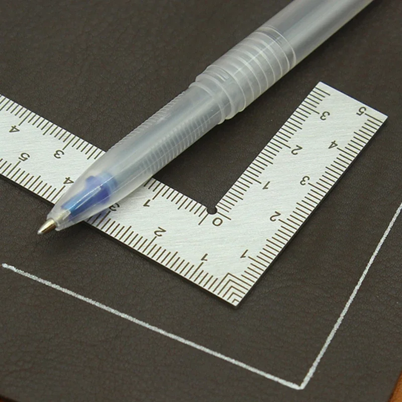 Mini L-shaped Ruler Measuring Layout Tool Stainless Steel Square Right Angle Ruler Precision Building Framing Gauges 1PCS stainless steel ruler metal ruler straight ruler triangle ruler ruler set drawing ruler quilting ruler rotatable ruler folding ruler viewfinder ruler cats paw ruler plastic ruler curve ruler